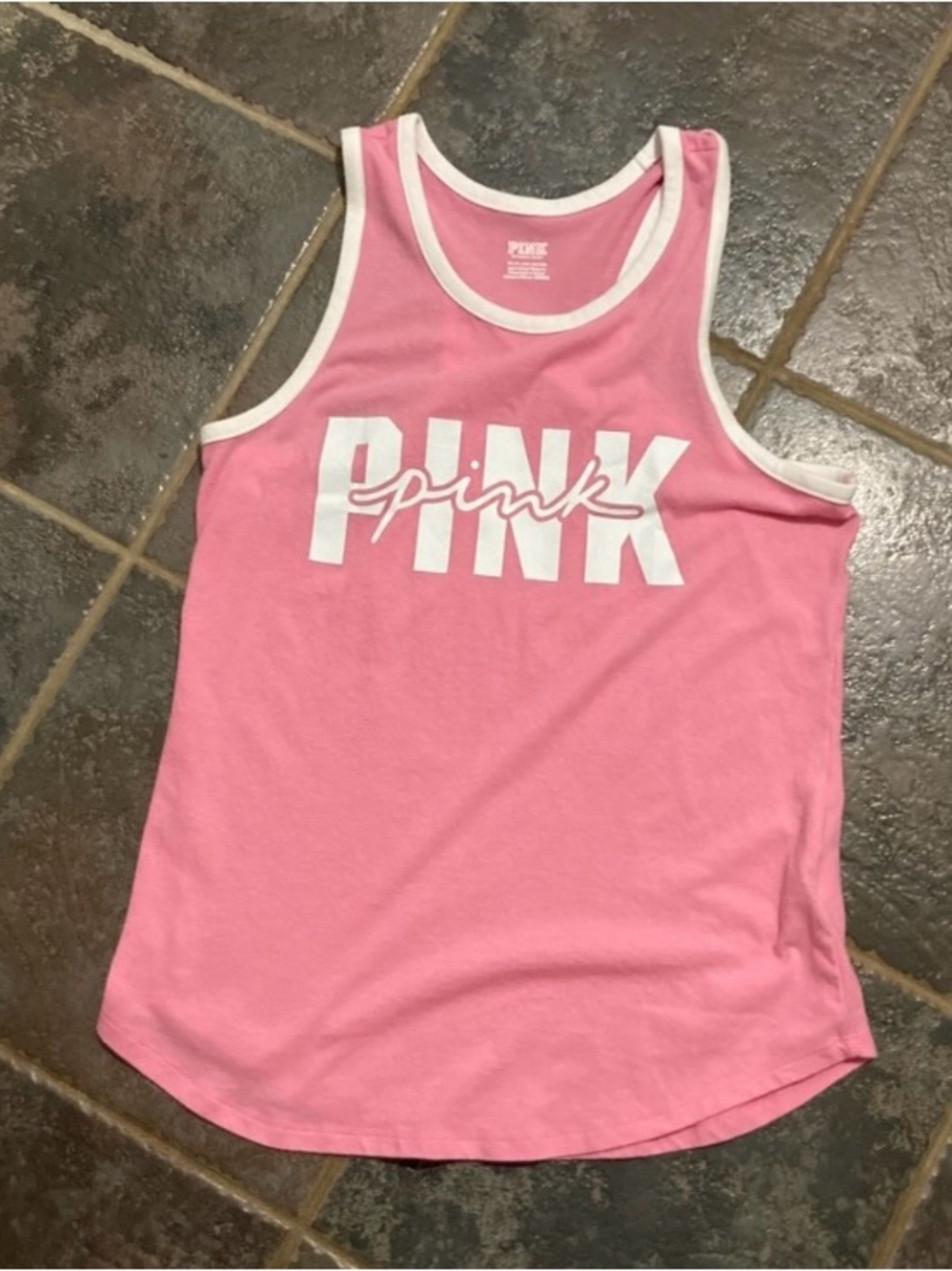 PINK Victoria's Secret Racerback Knit Tank Top. Size XS